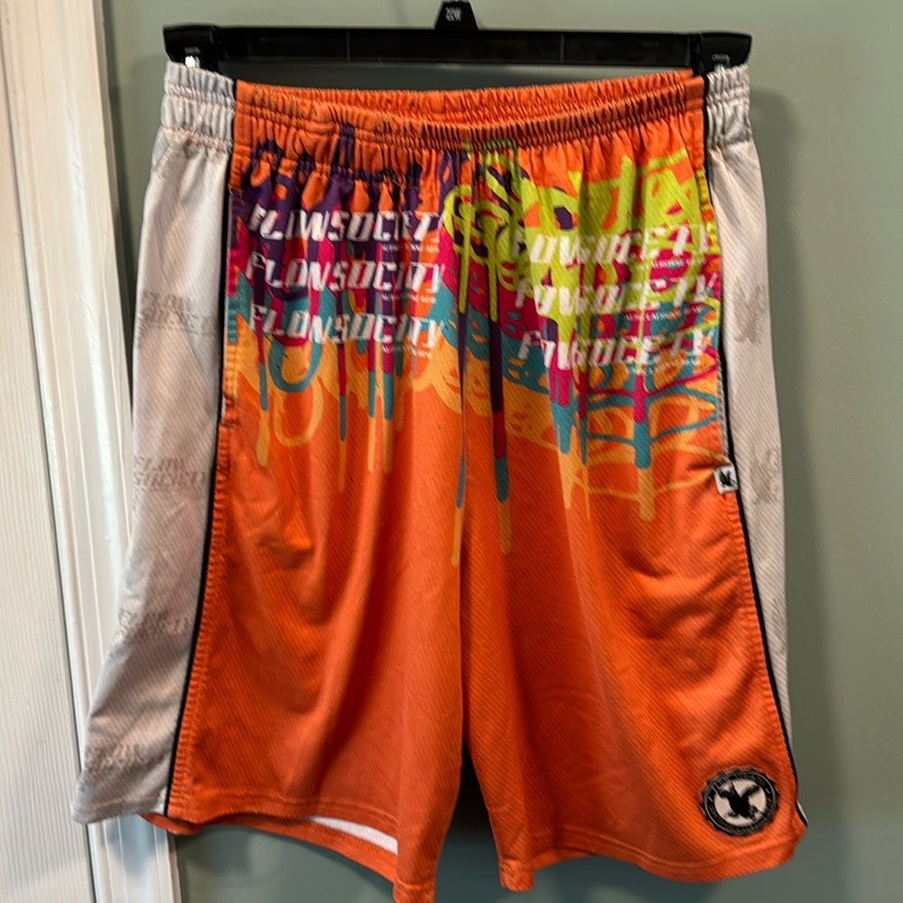 Mens lacrosse crazy shorts!  Flow society size small